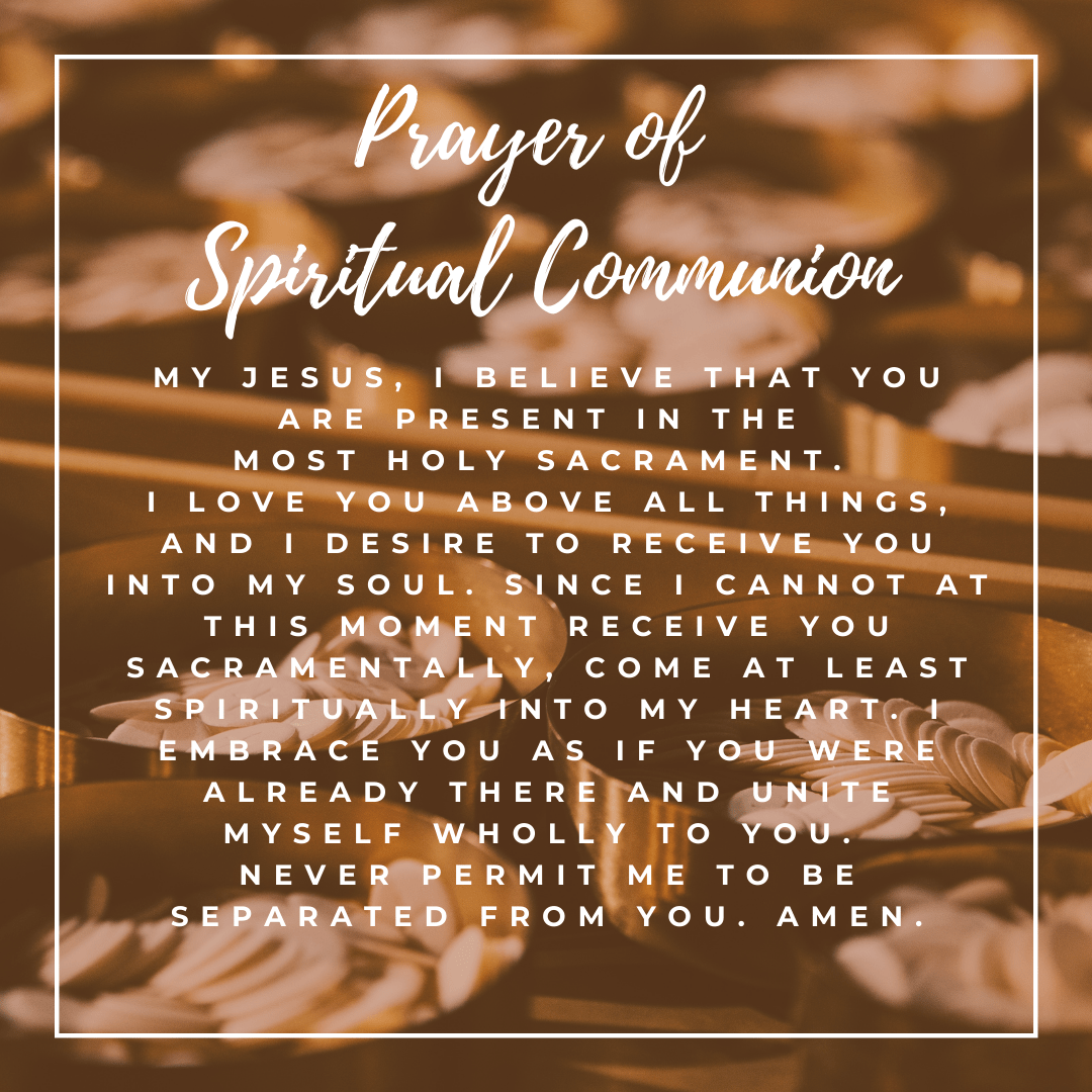 YA-How to make Spiritual Communion