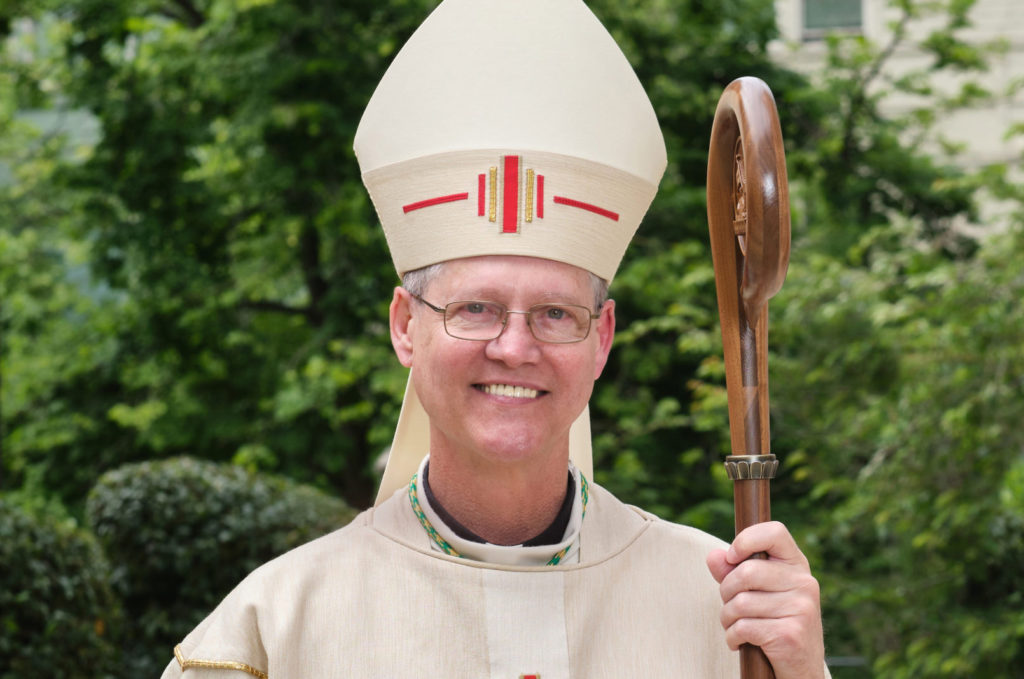 Archbishop Etienne outside St. James Cathedral. February 22, 1999. Stephen Brashear Photography 