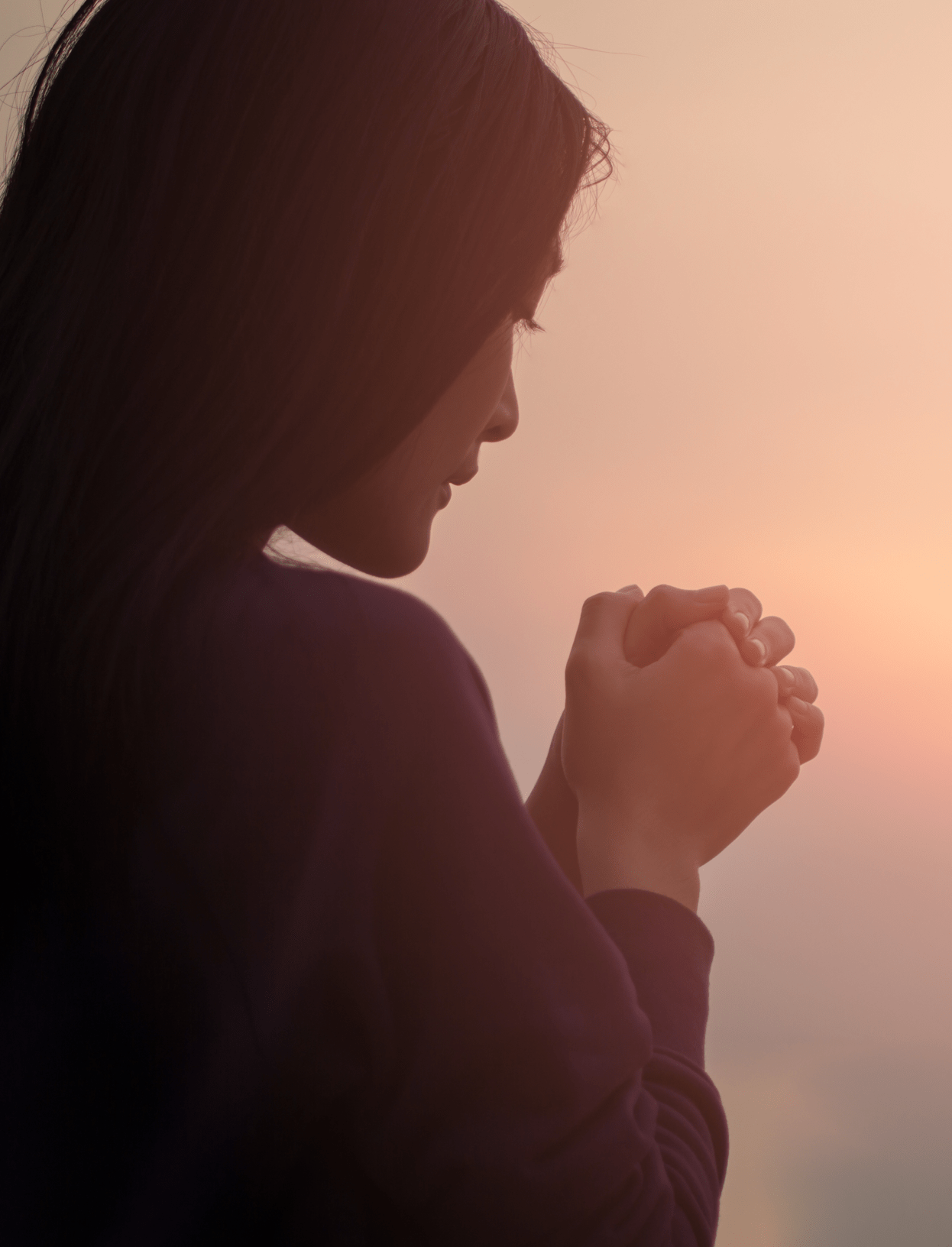 praying woman