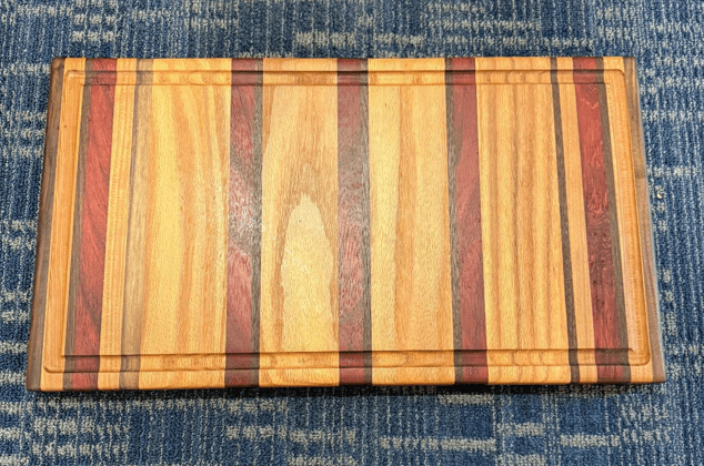 Raffle Item #9: Hand-made Cutting Board by Steve Terry
