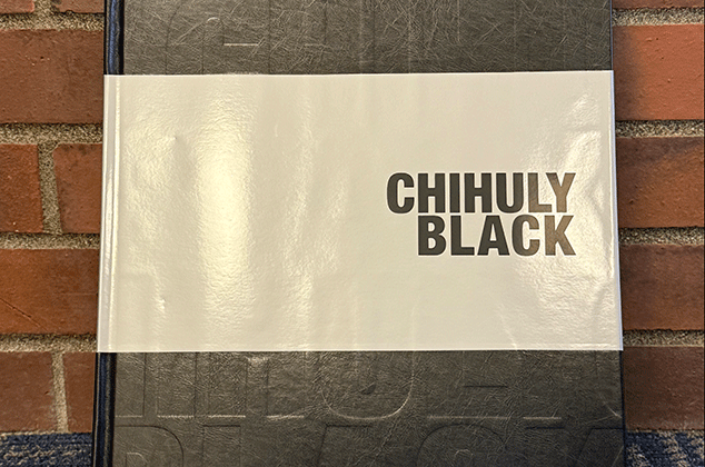 Raffle Item #16: Chihuly Black Book Signed by Dale Chihuly