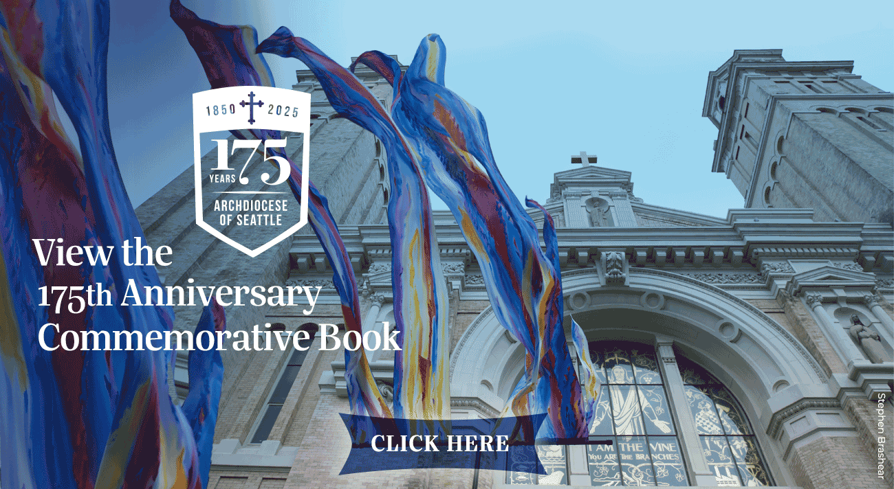 Archdiocese of Seattle Commemorative 175th Anniversary Book and Spiritual Bouquet