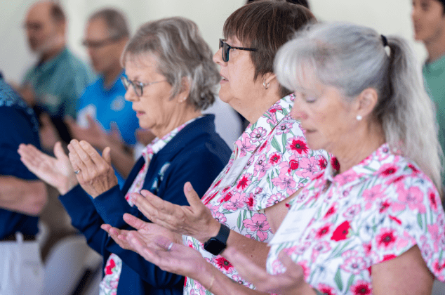 Women praying