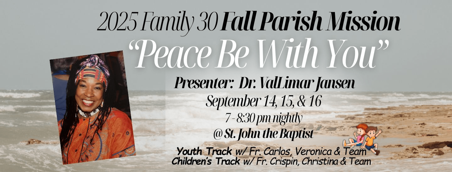 Parish Mission with ValLimar Jansen