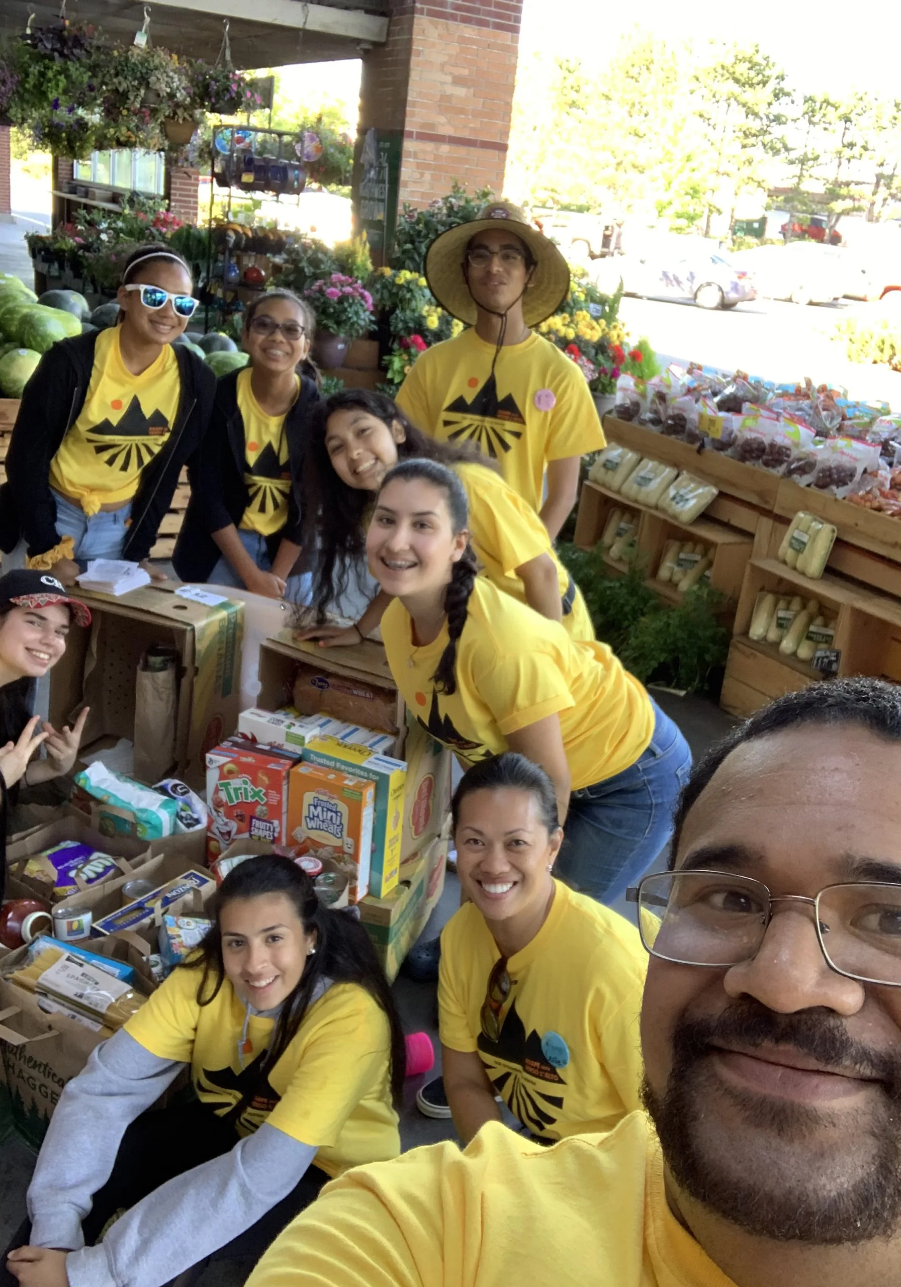 ágape, colecta de alimentos, pastoral juvenil